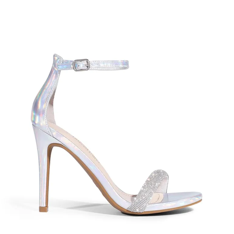 Rhinestone Strap High Stiletto Heel Sandals
