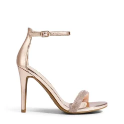 Rhinestone Strap High Stiletto Heel Sandals