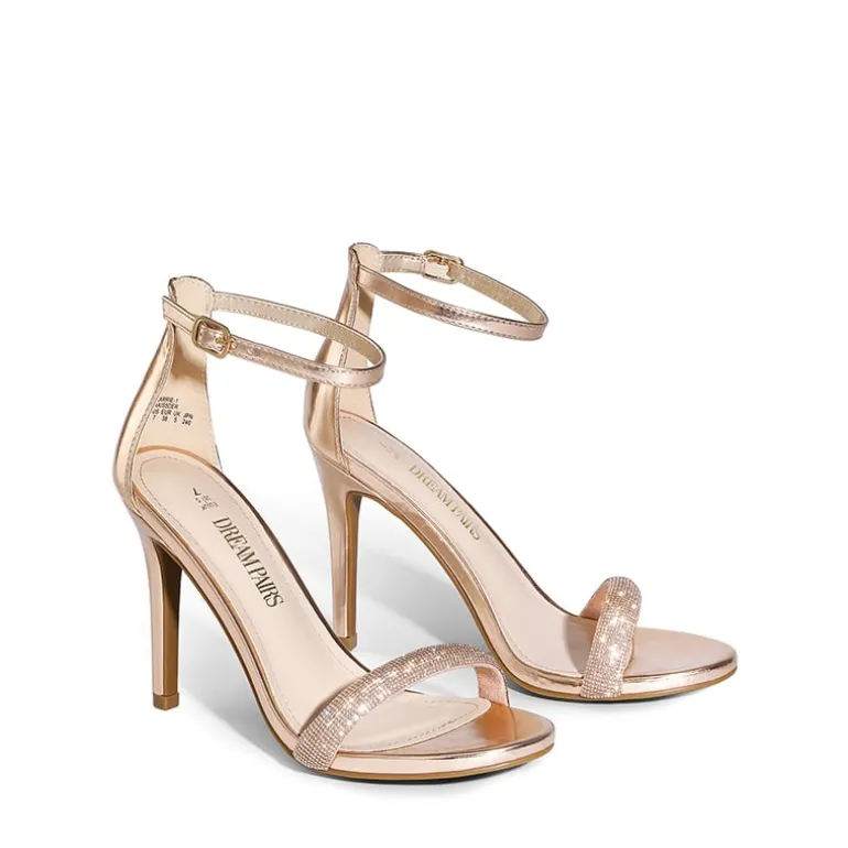 Rhinestone Strap High Stiletto Heel Sandals