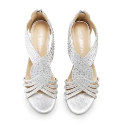 Rhinestone Wedge Sandals