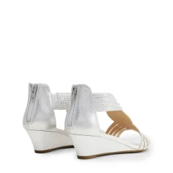 Rhinestone Wedge Sandals