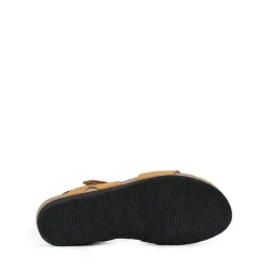 Round-Toe Low Heel Wedge Sandals