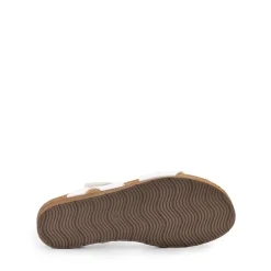 Round-Toe Low Heel Wedge Sandals