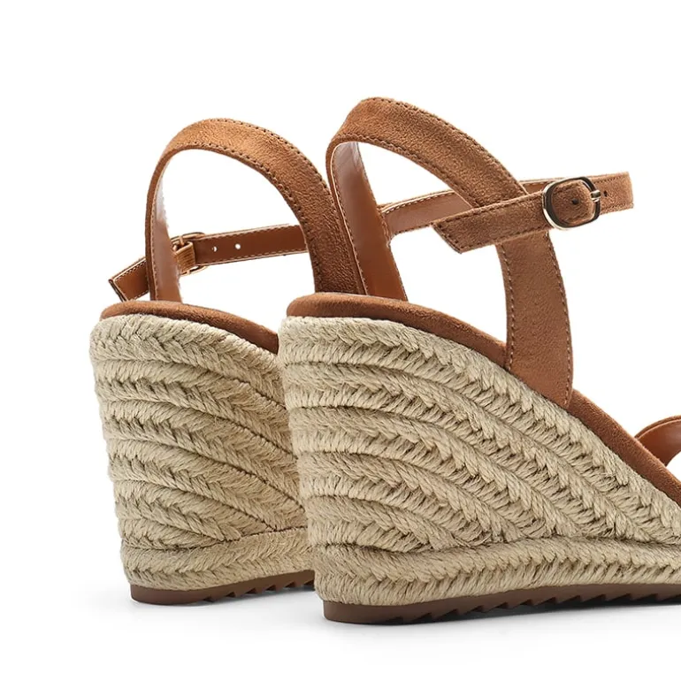 Round Toe Non-Slip Wedge Heels