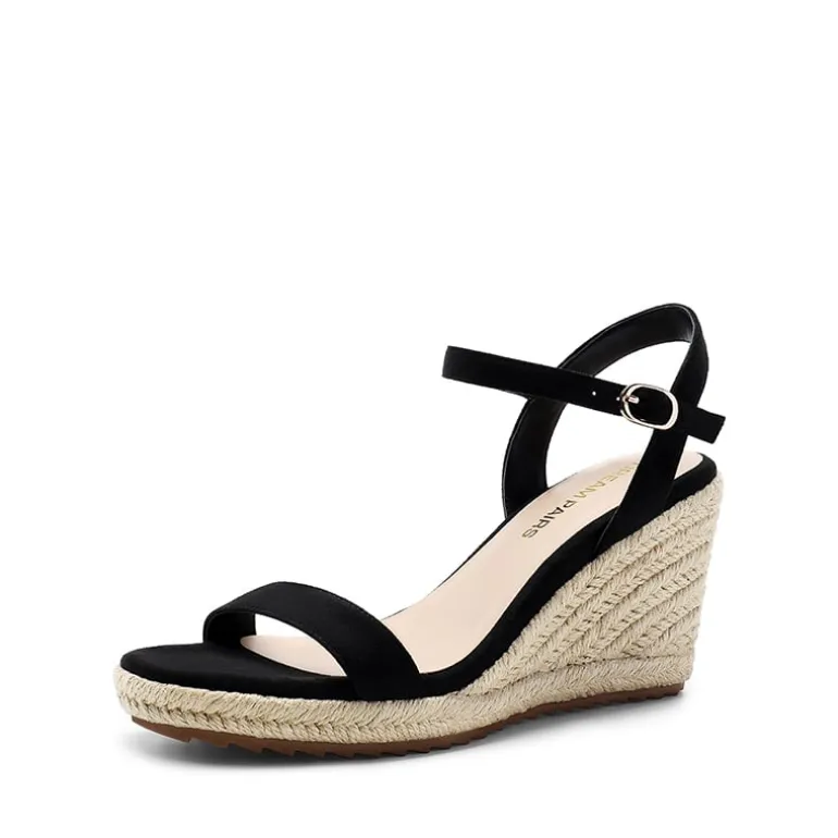 Round Toe Non-Slip Wedge Heels