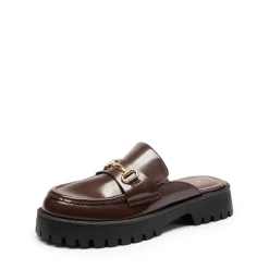 Round Toe Slip-on Mules