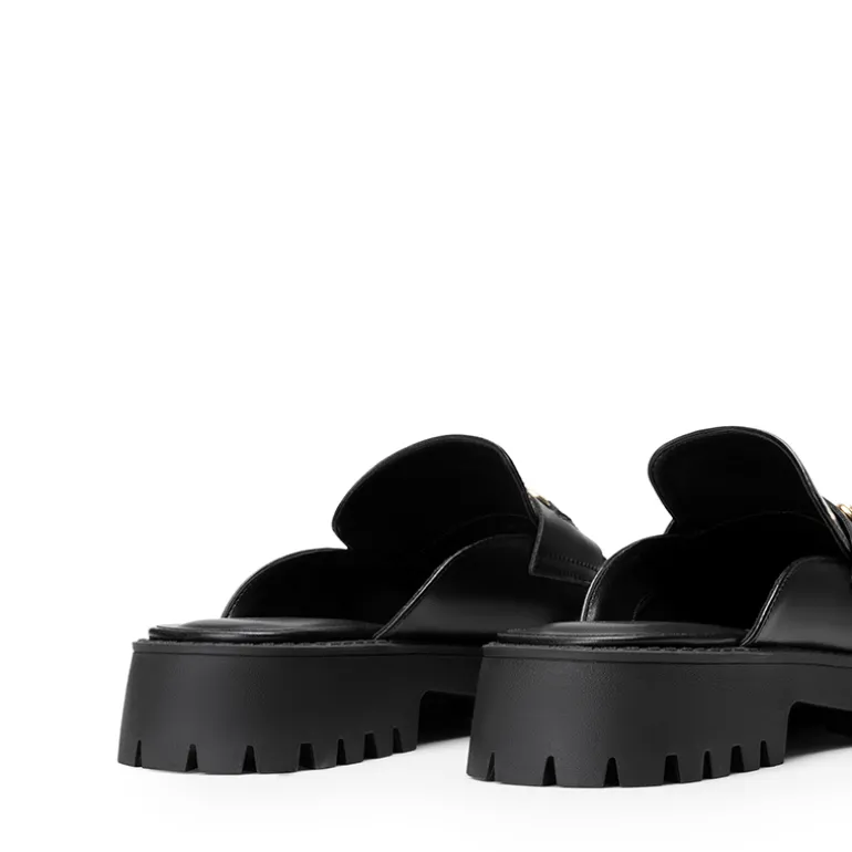 Round Toe Slip-on Mules
