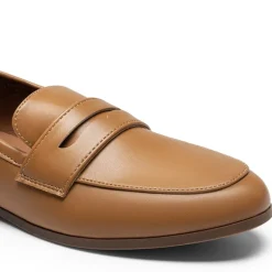 Round Toe Slip-on Penny Loafers