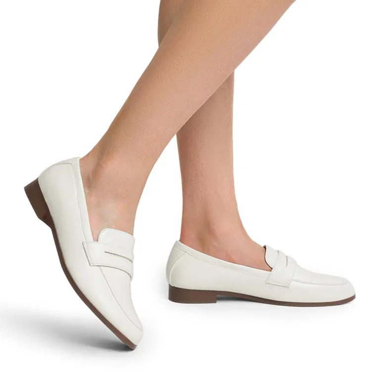 Round Toe Slip-on Penny Loafers