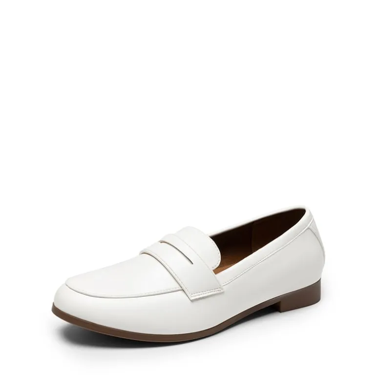 Round Toe Slip-on Penny Loafers
