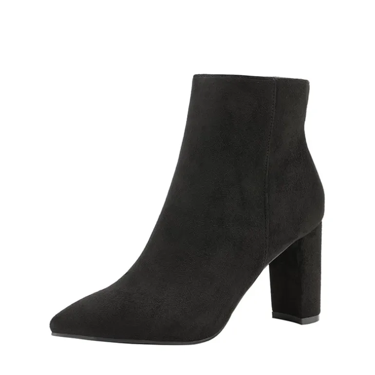 Sianna Chunky High Heel Ankle Booties