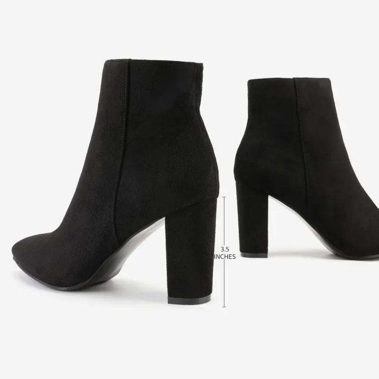 Sianna Chunky High Heel Ankle Booties