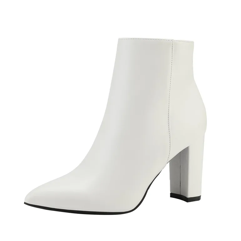 Sianna Chunky High Heel Ankle Booties