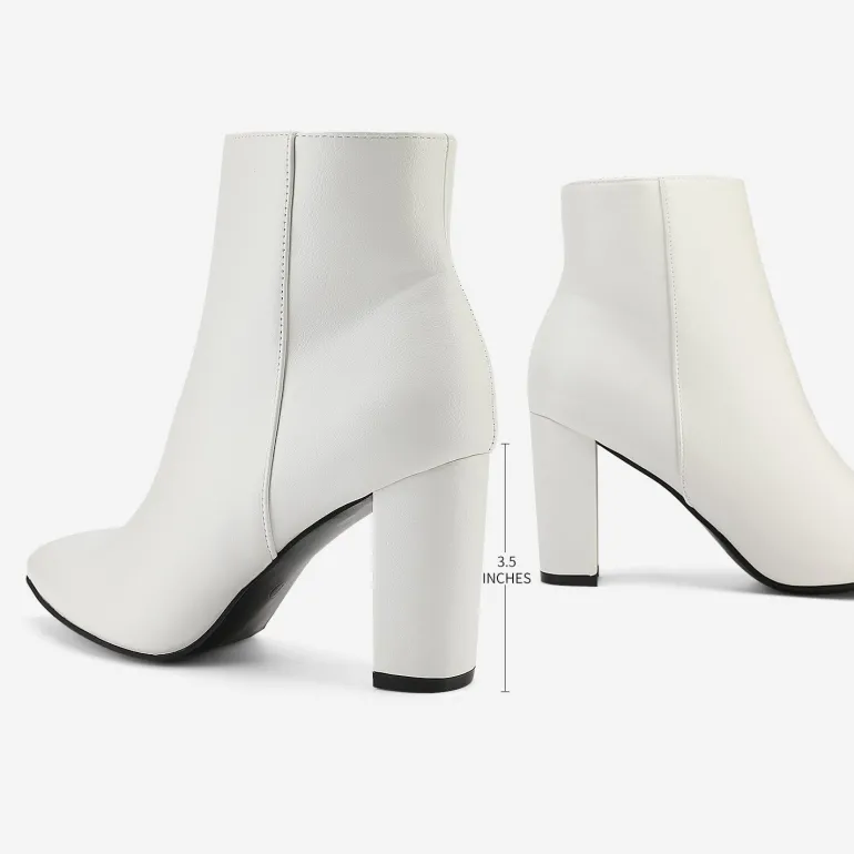 Sianna Chunky High Heel Ankle Booties