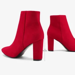 Sianna Chunky High Heel Ankle Booties