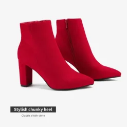 Sianna Chunky High Heel Ankle Booties