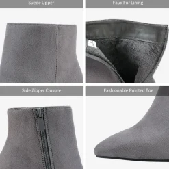 Sianna Chunky High Heel Ankle Booties