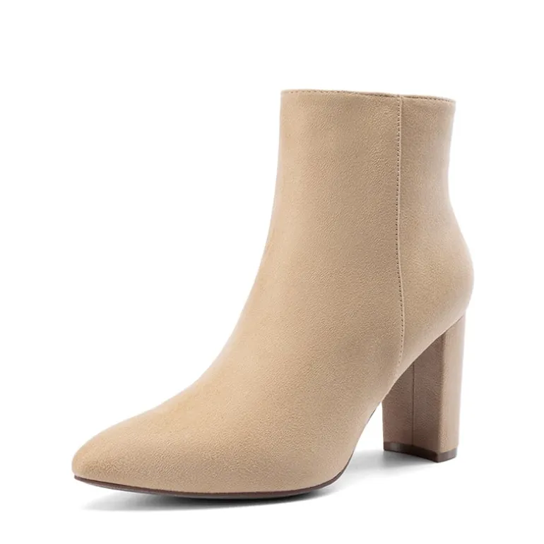 Sianna Chunky High Heel Ankle Booties