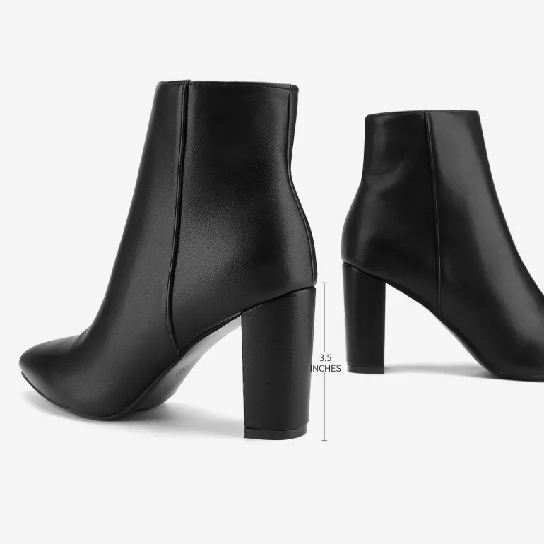 Sianna Chunky High Heel Ankle Booties