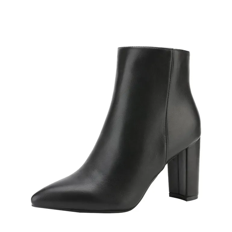 Sianna Chunky High Heel Ankle Booties
