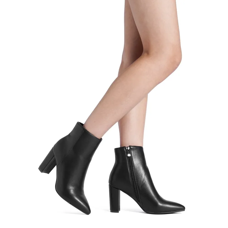 Sianna Chunky High Heel Ankle Booties