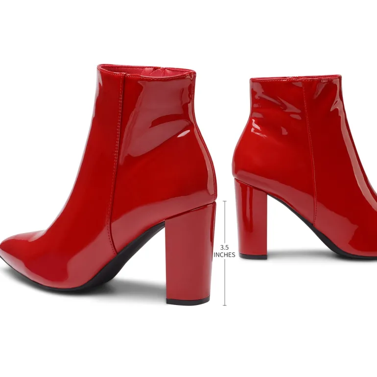 Sianna Chunky High Heel Ankle Booties