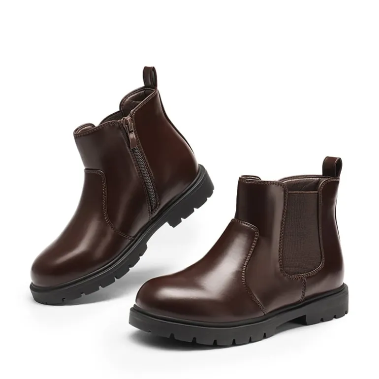 Side Zipper Kids Chelsea Boots