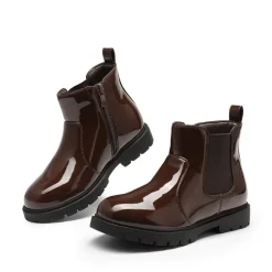 Side Zipper Kids Chelsea Boots