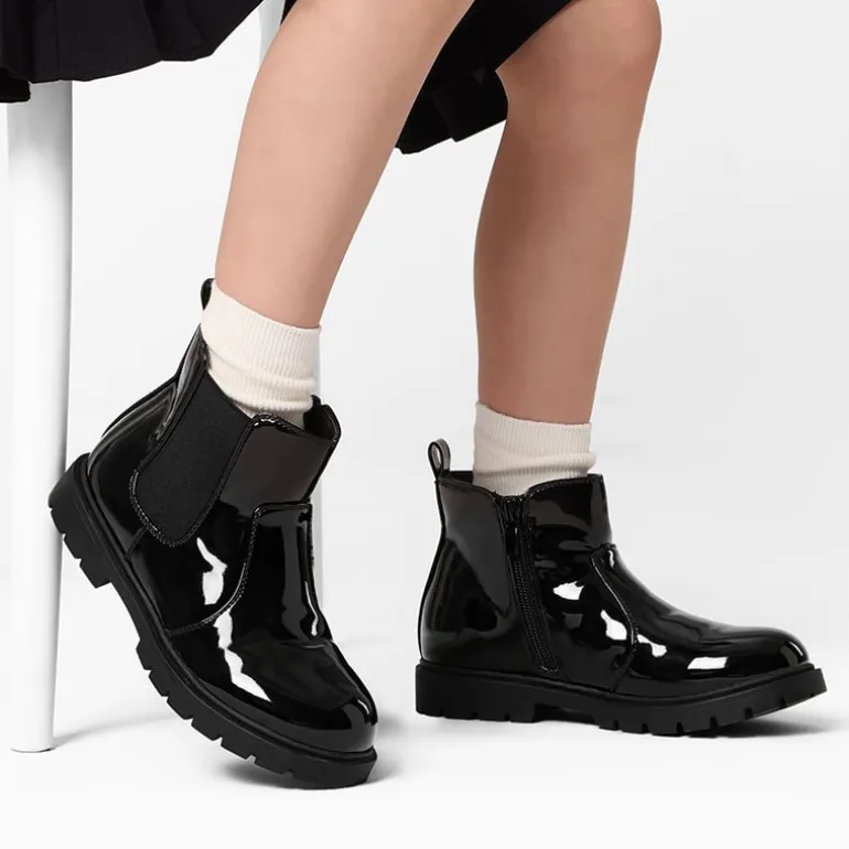 Side Zipper Kids Chelsea Boots