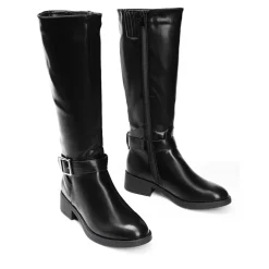 Side Zipper Knee High Riding Boots