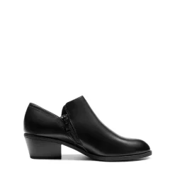 Side Zip Slip On Booties