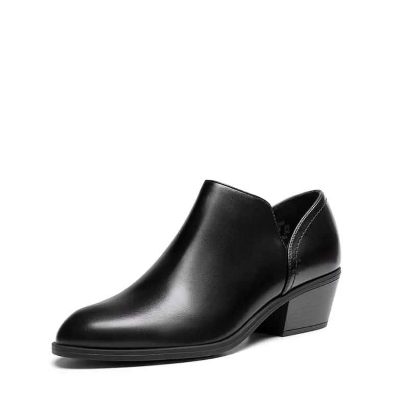 Side Zip Slip On Booties