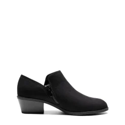 Side Zip Slip On Booties