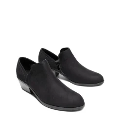 Side Zip Slip On Booties