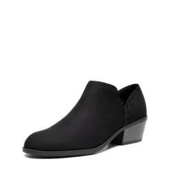 Side Zip Slip On Booties
