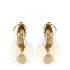 Silky Bow High Stiletto Heel Sandals