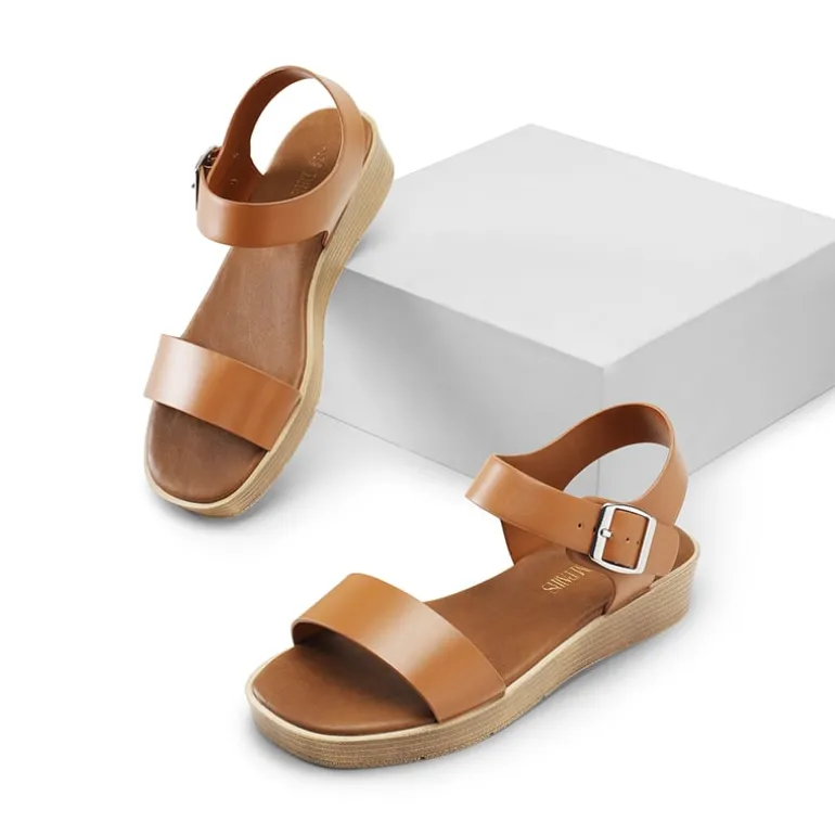 Single Strap Flatform Sandals