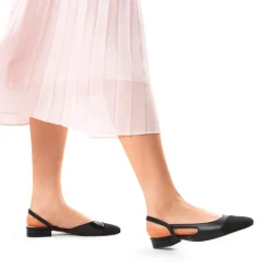 Slingback Cap Toe Flats