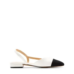 Slingback Cap Toe Flats