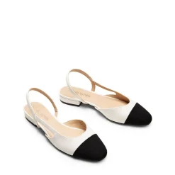 Slingback Cap Toe Flats