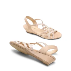 Slip-On Chic Strappy Wedge Sandals