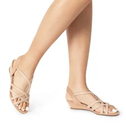 Slip-On Chic Strappy Wedge Sandals