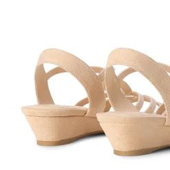 Slip-On Chic Strappy Wedge Sandals