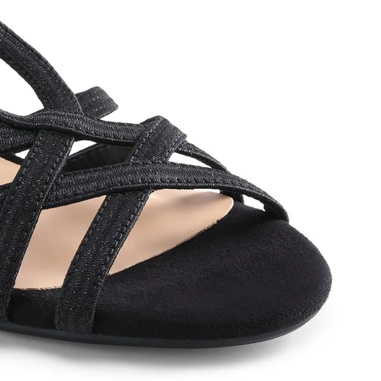 Slip-On Chic Strappy Wedge Sandals