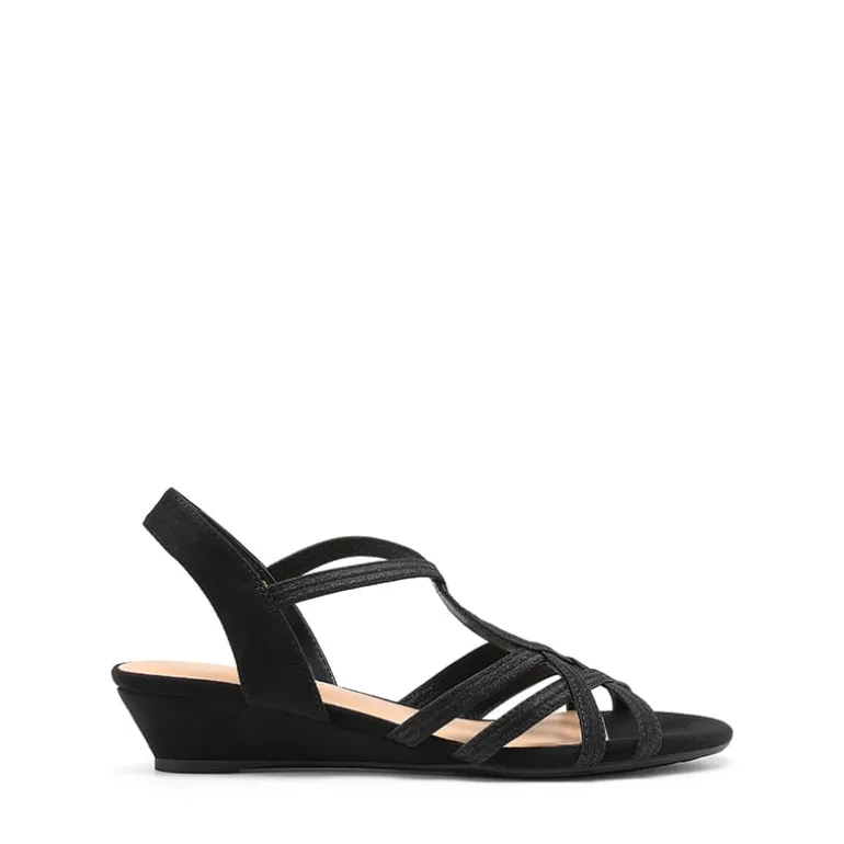Slip-On Chic Strappy Wedge Sandals