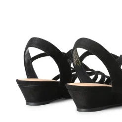 Slip-On Chic Strappy Wedge Sandals