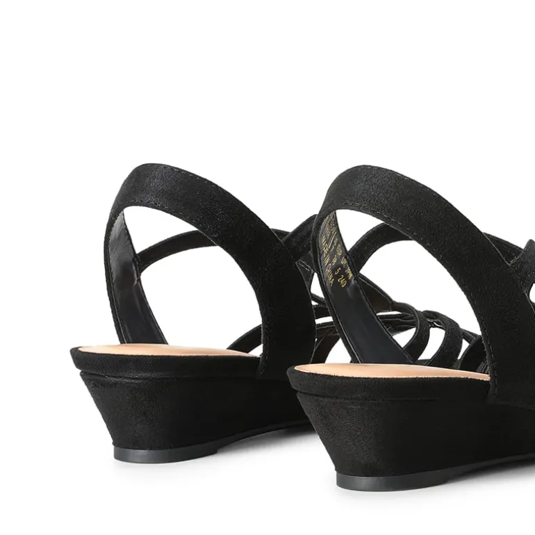 Slip-On Chic Strappy Wedge Sandals