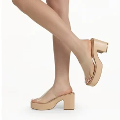 Slip On Chunky Platform Slide Sandals