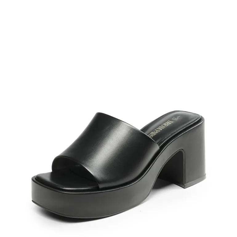 Slip On Chunky Platform Slide Sandals