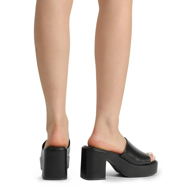 Slip On Chunky Platform Slide Sandals